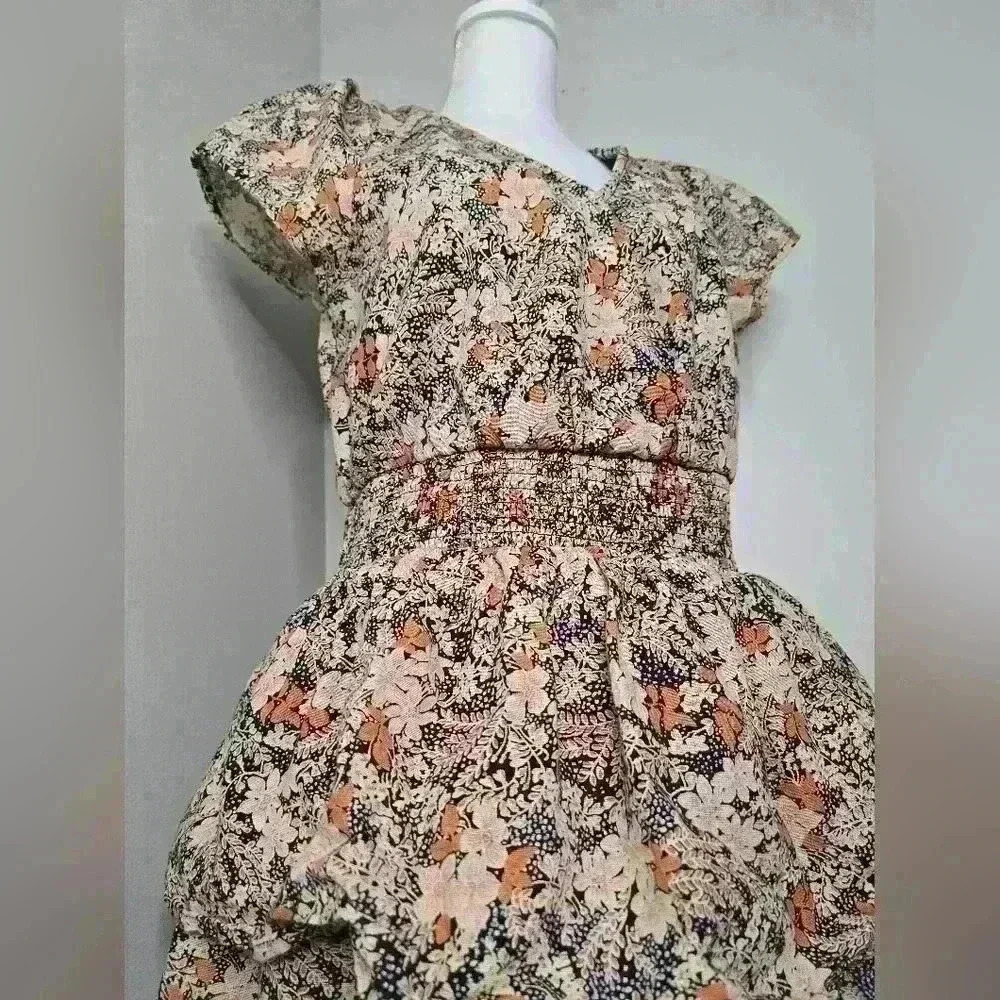 American Eagle Floral Ruffled Bottom Mini Dress - Picture 4 of 12